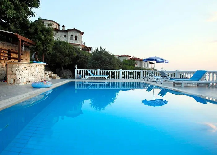公寓式酒店 Muhtesem Deniz Manzarali Agac Ev